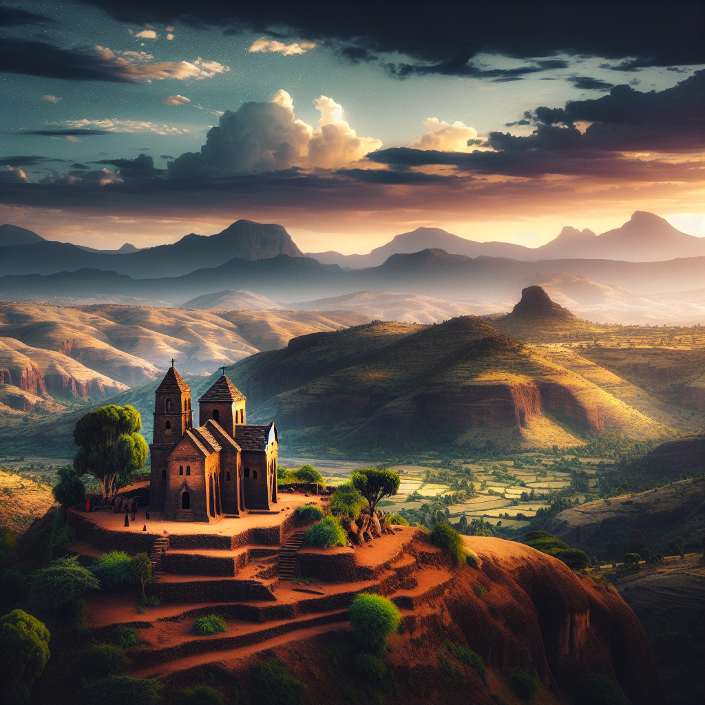 Breathtaking landscapes of Ethiopia, featuring historical sites and natural wonders